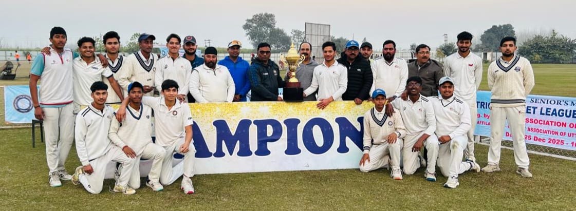 शशांक पंत के नाबाद शतक से एमिनिटी बनी चैंपियन