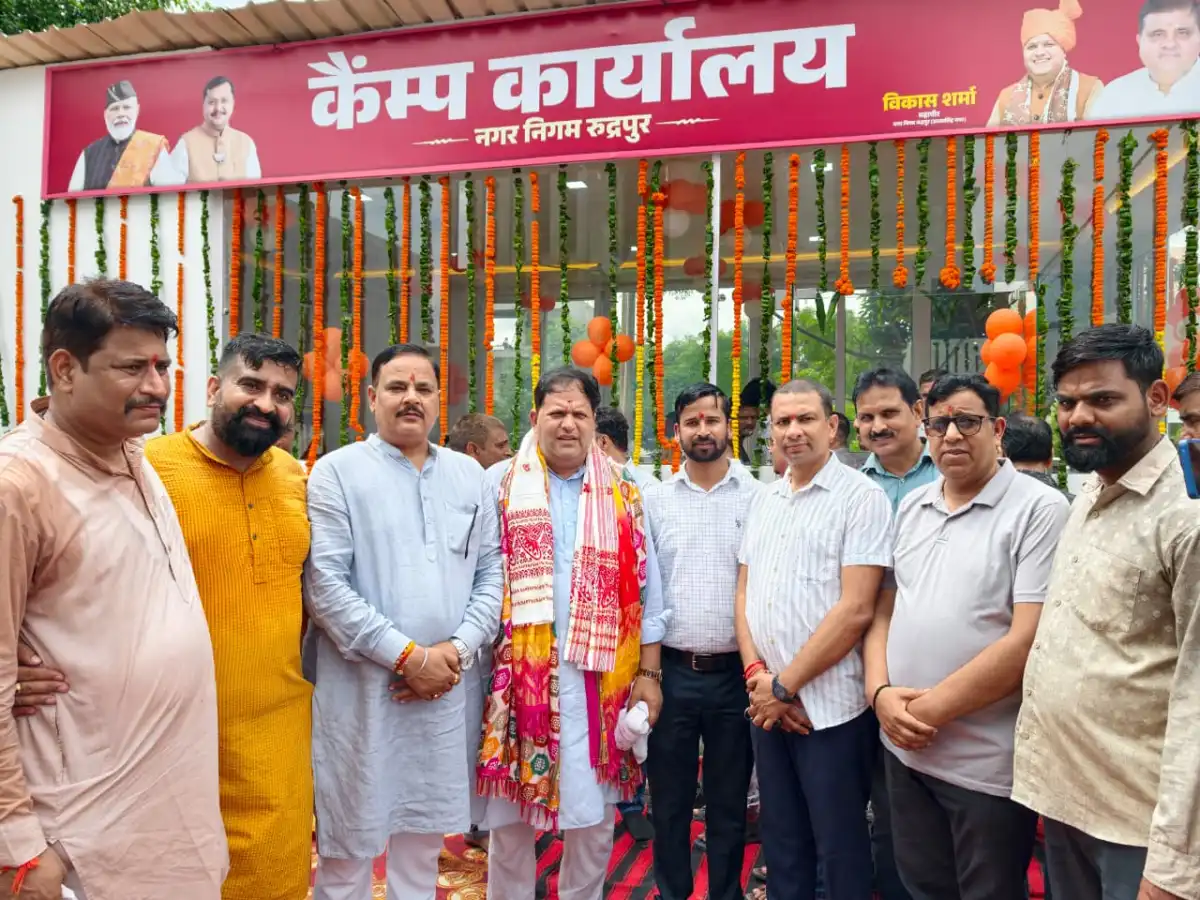 महापौर विकास शर्मा ने किया कैंप कार्यालय का शुभारंभ