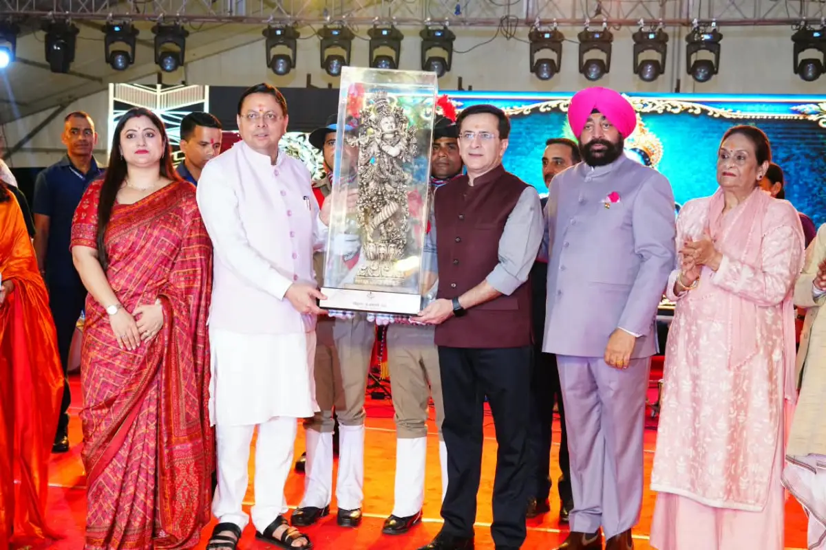 श्रीकृष्ण जन्माष्टमी के अवसर पर पुलिस लाइन देहरादून में आयोजित कार्यक्रम में मुख्यमंत्री धामी ने किया प्रतिभाग