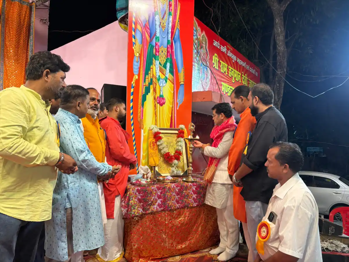 भूतबंगला रामलीला में विधायक शिव अरोरा ने फीता काटकर किया प्रभु श्री राम की भव्य रामलीला का शुभारम्भ, विधायक बोले—रामलीला हमारी आस्था, संस्कृति और मर्यादा का प्रतीक