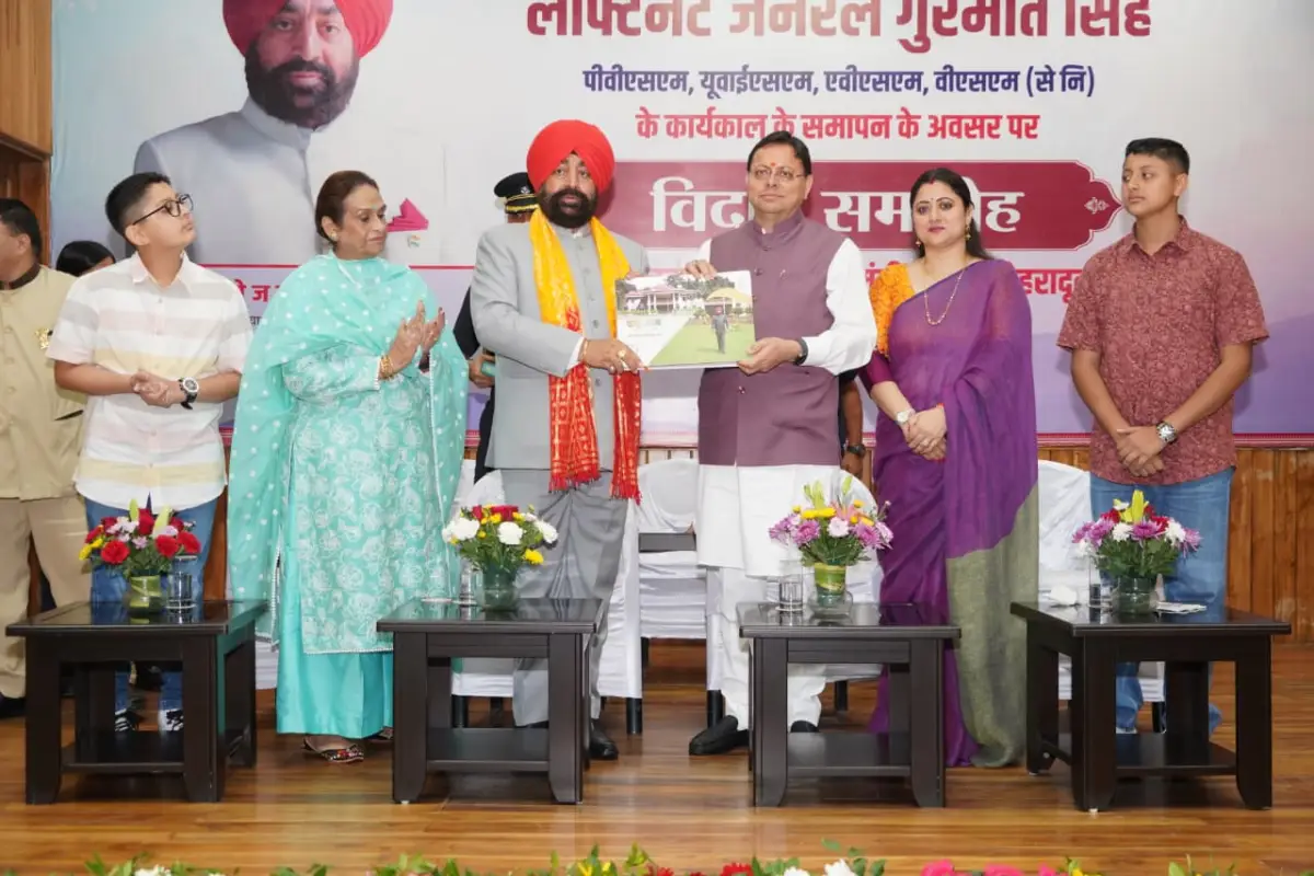 मुख्यमंत्री धामी ने राज्यपाल लेफ्टिनेंट जनरल गुरमीत सिंह (से नि) के उत्तराखण्ड में योगदान, मार्गदर्शन और जनसेवा के प्रयासों की सराहना की