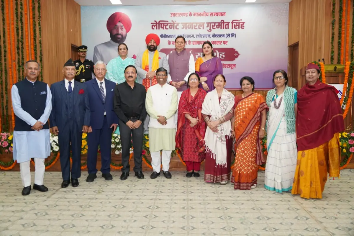 मुख्यमंत्री धामी ने राज्यपाल लेफ्टिनेंट जनरल गुरमीत सिंह (से नि) के उत्तराखण्ड में योगदान, मार्गदर्शन और जनसेवा के प्रयासों की सराहना की